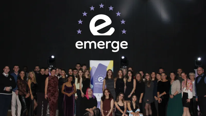 EMERGE staff and students at the Gala Night