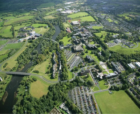 Ariel view of UL Campus