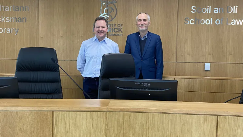 Photo of Emperor Trump Seminar in Glucksman Library Moot Court 