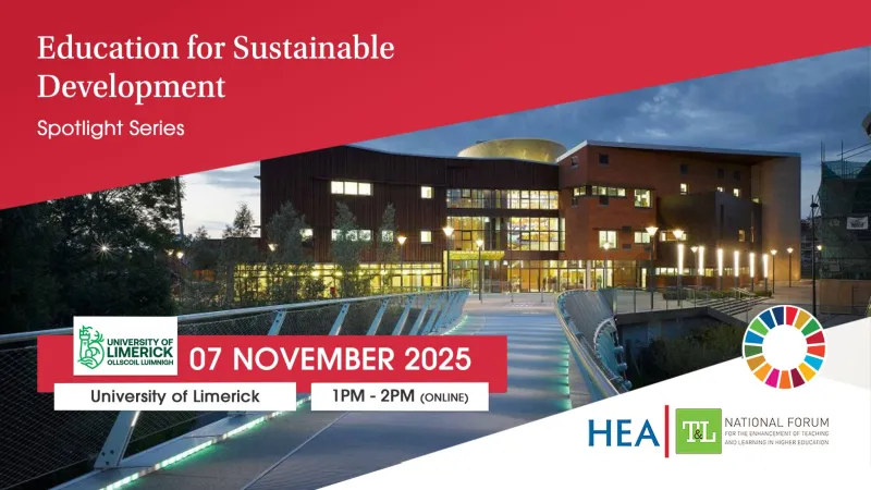 my research at the HEA Education for Sustainable Development (ESD) Spotlight Series