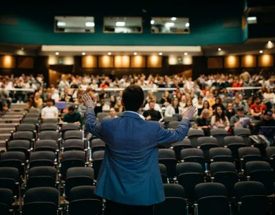 lecture in the University Concert Hall in UL 