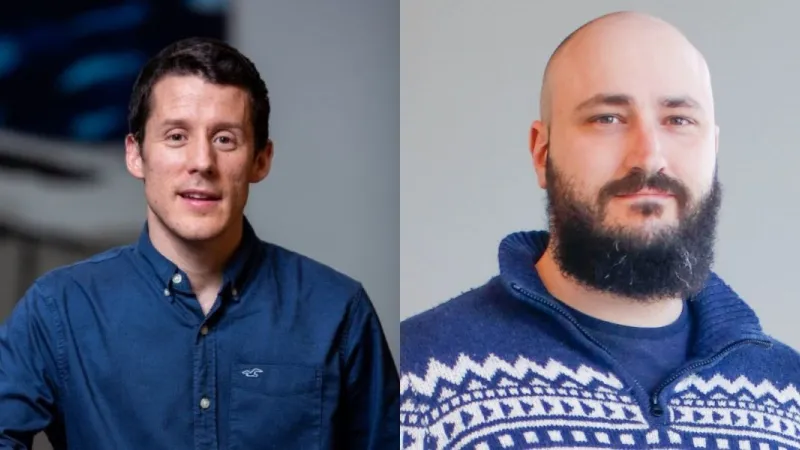 Prof Hugh Geaney and Prof Bar Mosevitzky Lis